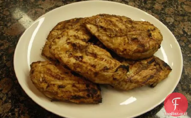 Petti di pollo alla griglia con glassa di cipolla