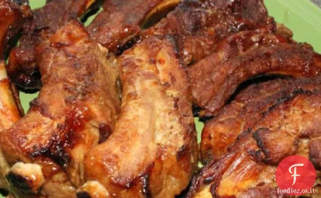 Costole di aglio secco-stile cinese canadese