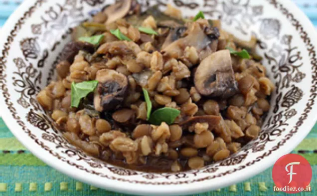 Pilaf d'orzo rapido ai funghi Ww