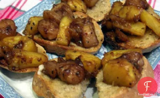 Capesante con Ananas fresco
