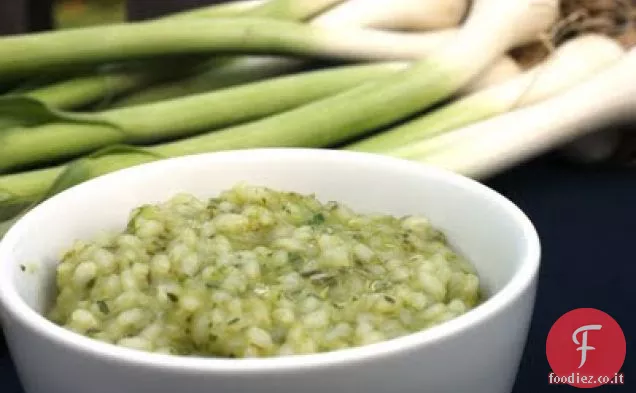 Risotto all'Aglio verde