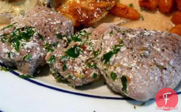 Filetto di maiale con salsa alle erbe