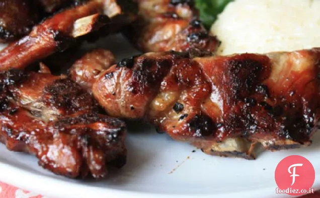 Collo di maiale alla griglia in stile tailandese