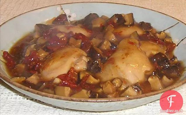 Pollo avvolto in lamina cinese alla brace