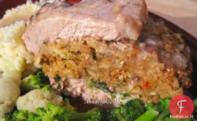 Braciole di maiale ripiene di Dee
