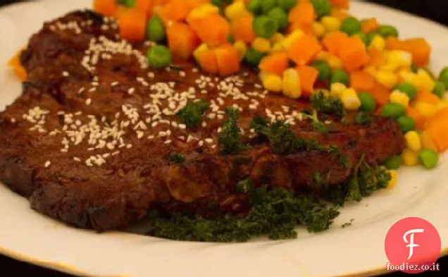 Aglio Sesamo T-Ossa o bistecche Porterhouse