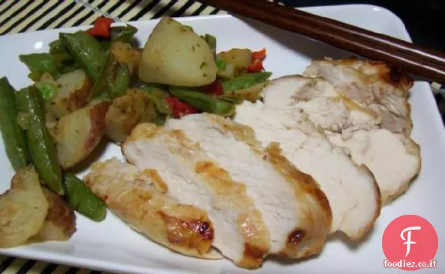 Stile orientale asiatico BBQ pollo (o Broil)