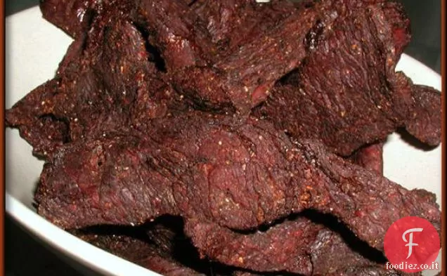 Carne di manzo fatta in casa a scatti