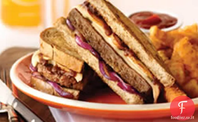 Grigliate di steakhouse Prime Patty Melt