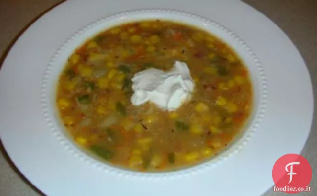 Zuppa di mais e patate per Masako