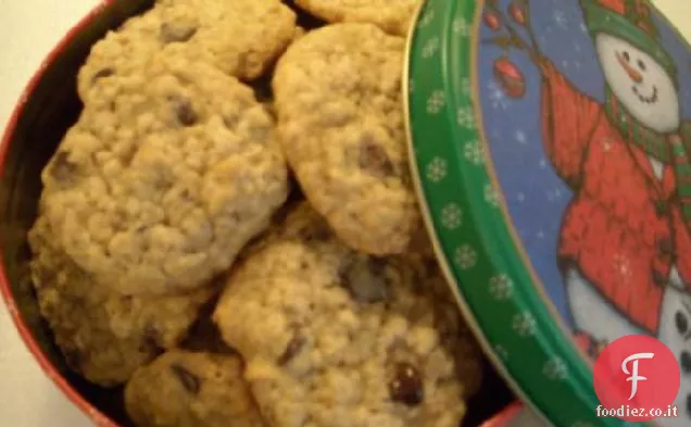 Biscotti al cioccolato di farina d'avena di Suzie