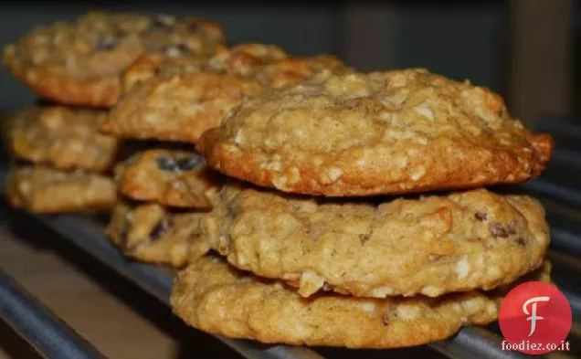 Biscotti all'uvetta di farina d'avena