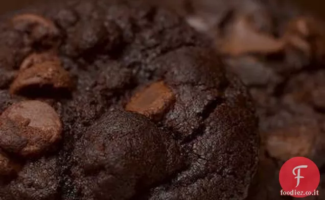Biscotti al cioccolato fondente doppio