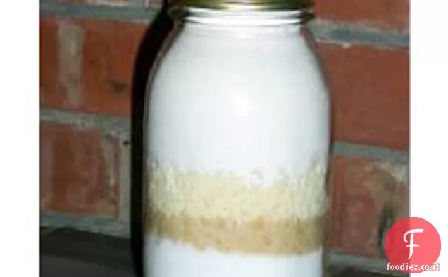 Miscela di biscotti in un barattolo X