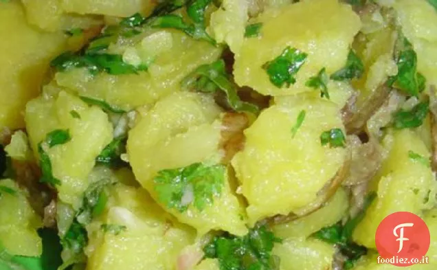 Insalata di patate con limone e Coriandolo
