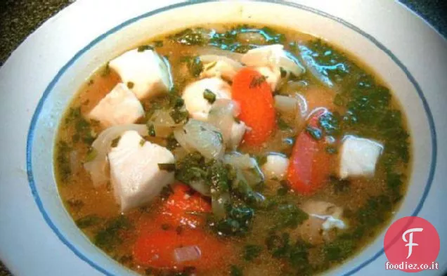 Zuppa di pesce messicana