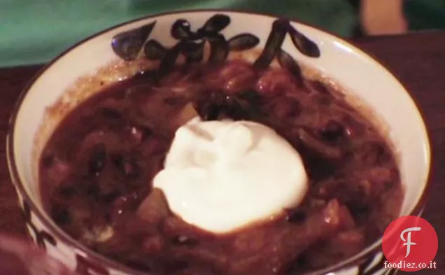 Zuppa di fagioli neri