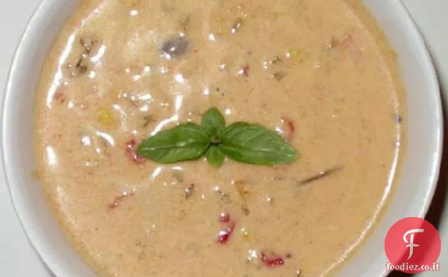 Crema peruviana di zuppa di pollo