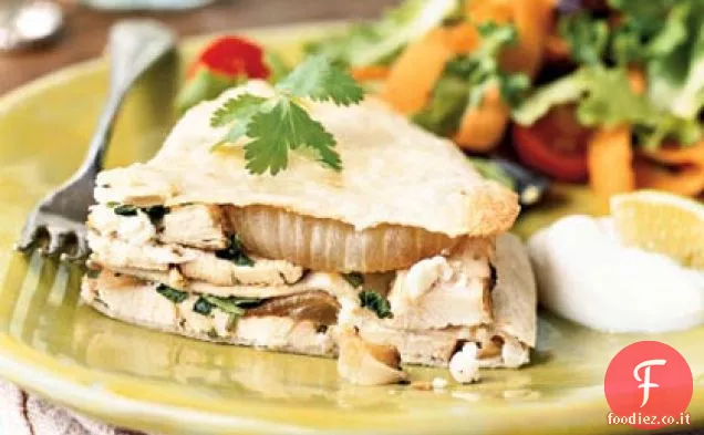 Pollo e formaggio di capra Quesadilla