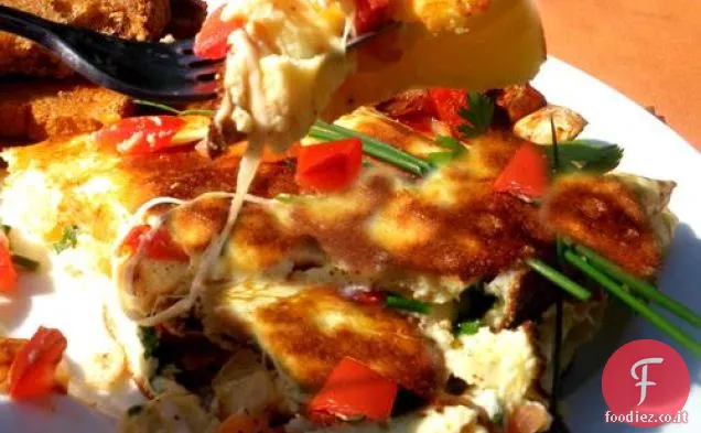 Frittata di Masala ai funghi agliosi