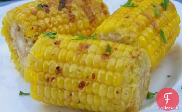 Mais alla griglia con burro di Hoisin-Arancia