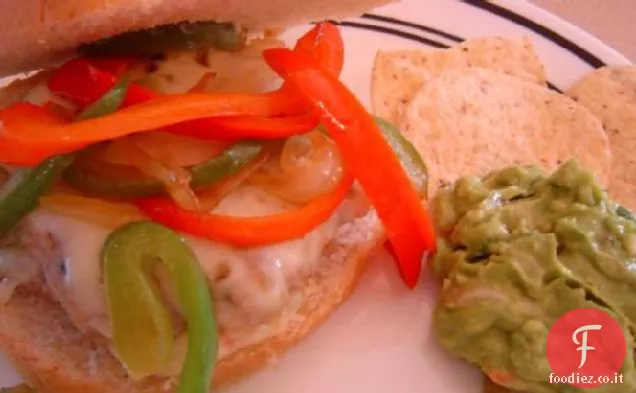 Hamburger di pollo Fajita
