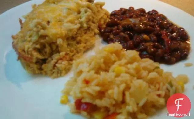 Chiles grassi più bassi (Chiles) Casseruola di Rellenos
