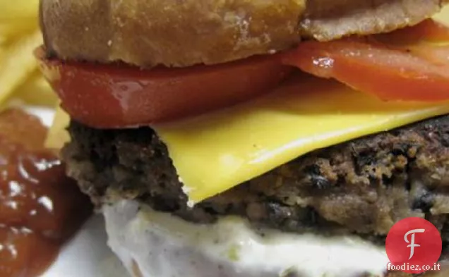 Hamburger di fagioli neri
