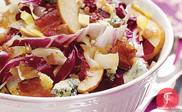 Insalata di raccolta con pancetta Vinaigrette