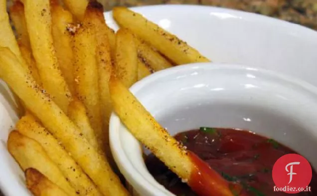 Ketchup di sale e coriandolo del Cile rosso per patatine fritte