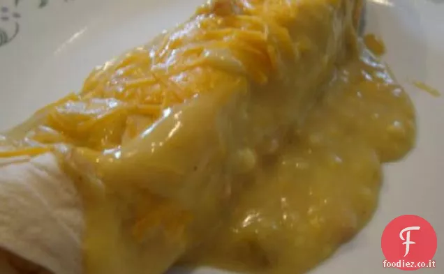 Enchiladas di pollo cremoso