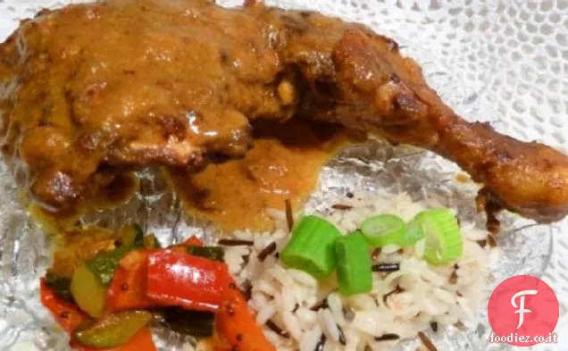 Curry di pollo all'arancia