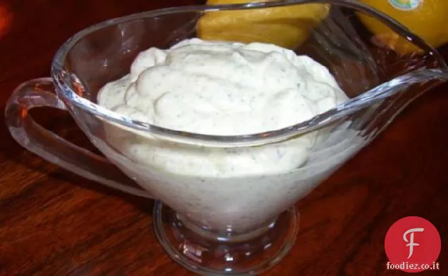 Crema di coriandolo per Tacos di pesce