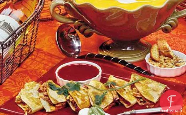 Quesadillas di maiale alla brace