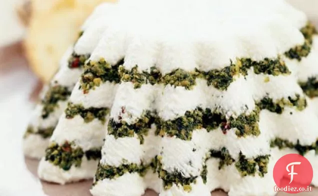 Torta di Formaggio allo Yogurt con Pesto