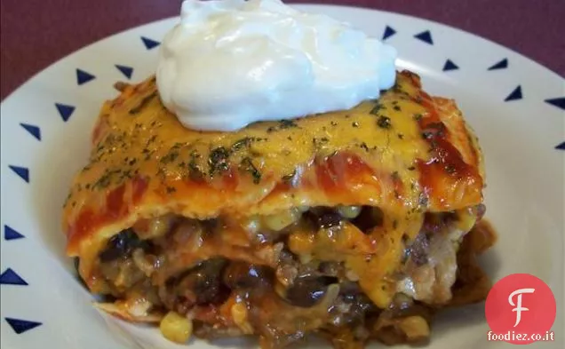 Muscoloso a strati Burrito Casseruola