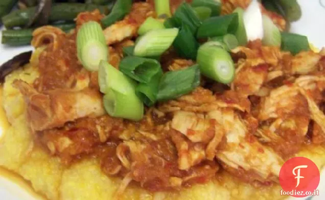Pollo messicano e polenta
