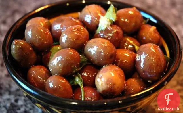 Olive marocchine al limone e coriandolo