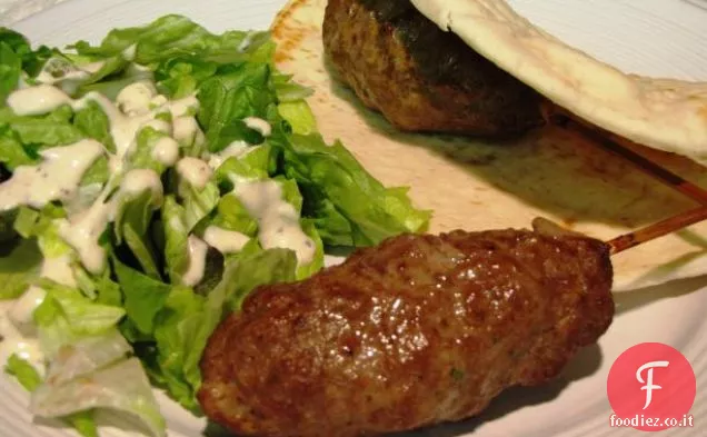 Kebab / spiedini di carne macinata marocchina