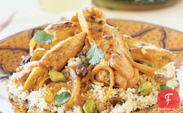 Tagine di Pollo con Uvetta e Pistacchi