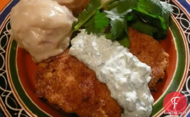Fiesta Pollo con Jalapeno Coriandolo Creme