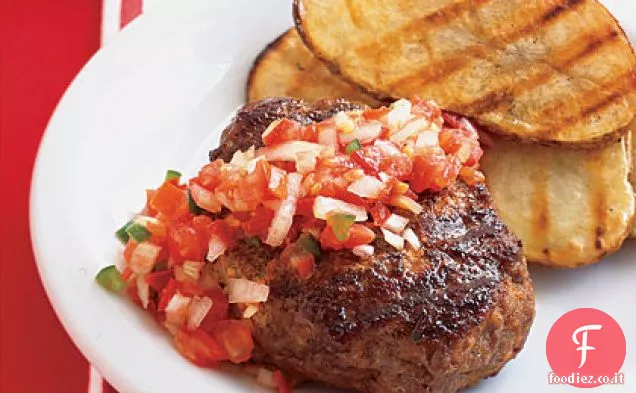 Mini Pani di carne e fette di patate