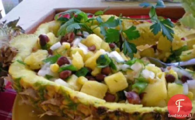 Salsa di fagioli neri e mango Ananas