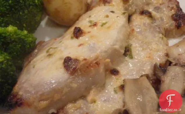 Smokin ' braciole di maiale alla griglia