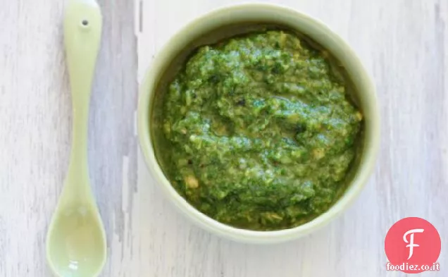 Coriandolo Piccante-Pesto di Mandorle Marcona