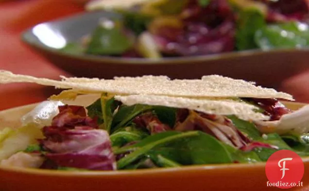 Insalata Tri-Colore con Cracker Frico e Caesar