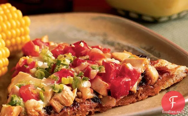 Pizza di pollo BBQ