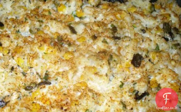 Cremoso elegante casseruola di riso