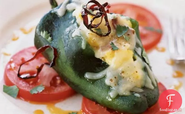 Uova strapazzate Chiles Rellenos