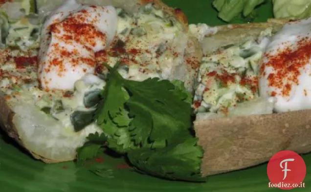 Bucce di patate con Cile Poblano